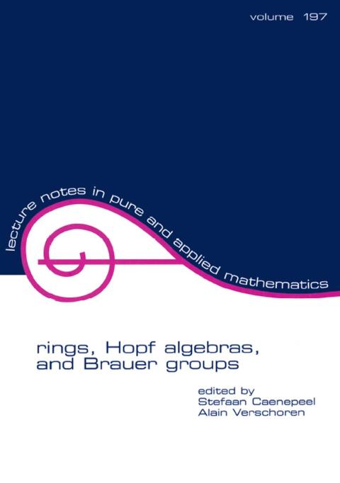 Cover image for book Rings, Hopf Algebras, and Brauer Groups