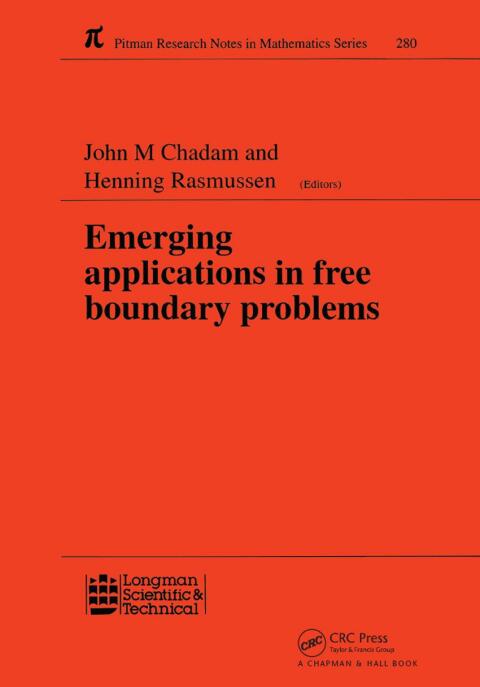 Cover image for book Emerging Applications in Free Boundary Problems