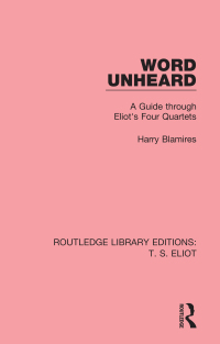 Cover image: Word Unheard 1st edition 9781138998414