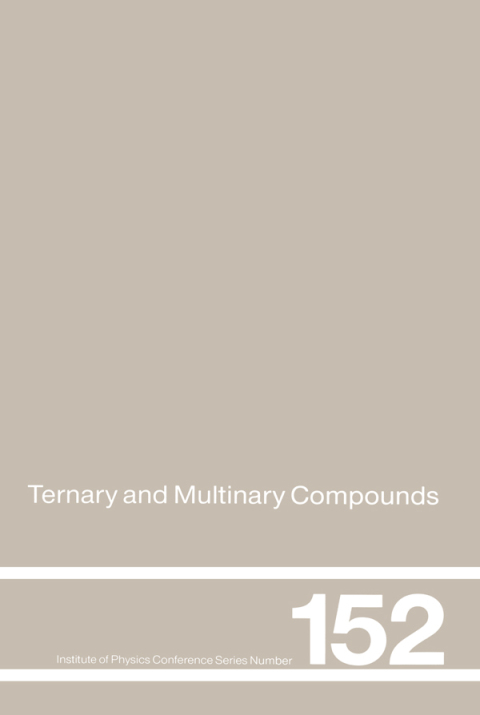 Cover image for book Ternary and Multinary Compounds