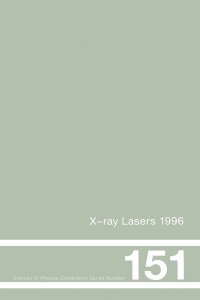 Cover image: X-Ray Lasers 1996 1st edition 9780750304061