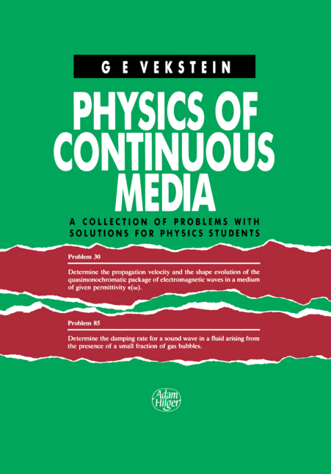 Cover image for book Physics of Continuous Media