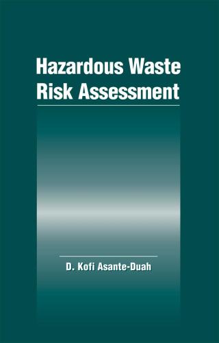 Hazardous Waste Risk Assessment