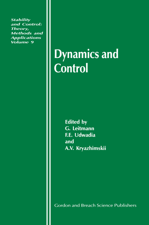 Cover image for book Dynamics and Control