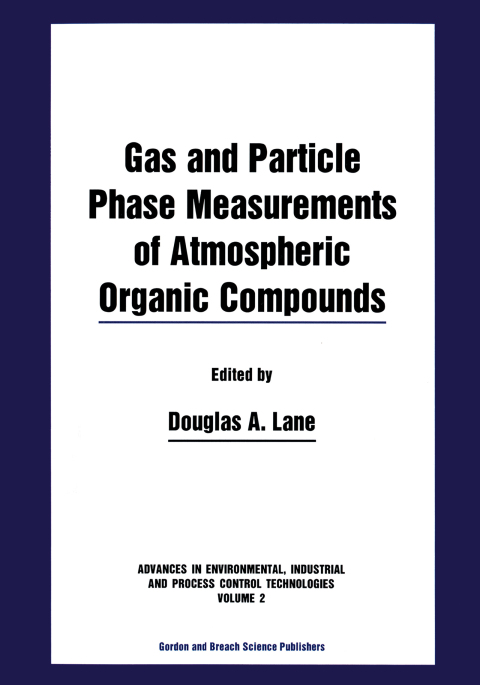 Cover image for book Gas and Particle Phase Measurements of Atmospheric Organic Compounds