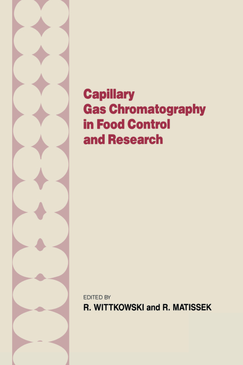 Cover image for book Capillary Gas Chromotography in Food Control and Research