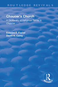 Cover image: Chaucer's Church 1st edition 9781138725065