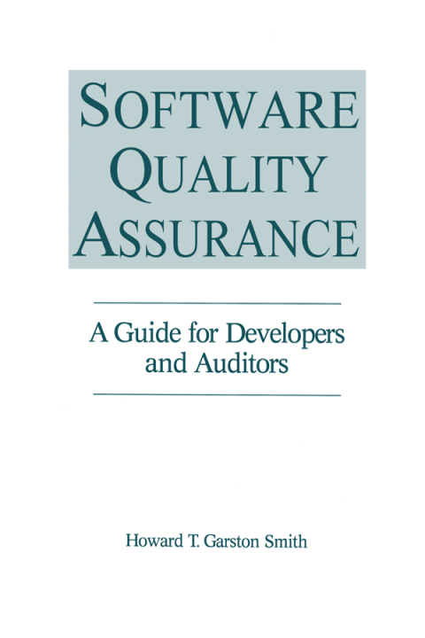Cover image for book Software Quality Assurance