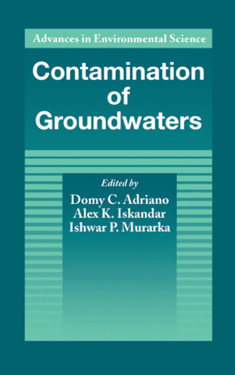 Cover image for book Contamination of Groundwaters