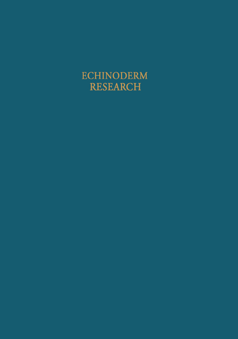 Cover image for book Echinoderm Research