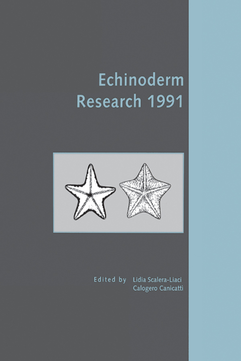 Cover image for book Echinoderm Research 1991