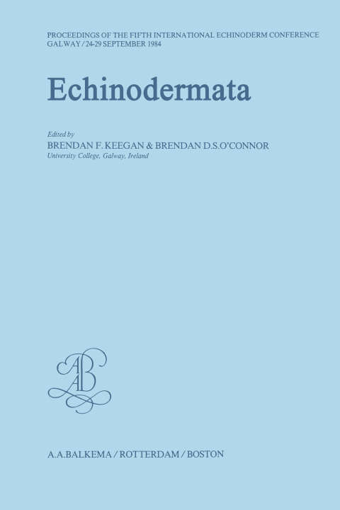 Cover image for book Echinodermata