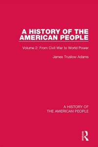 Cover image: A History of the American People 1st edition 9780367542207