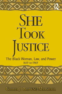 Cover image: She Took Justice 1st edition 9780367482190