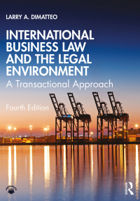 Cover image: International Business Law and the Legal Environment 4th edition 9780367477370
