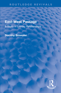 Cover image: East-West Passage 1st edition 9780367672188