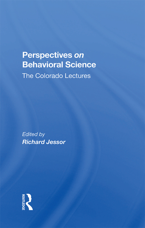 Cover image for book Perspectives On Behavioral Science