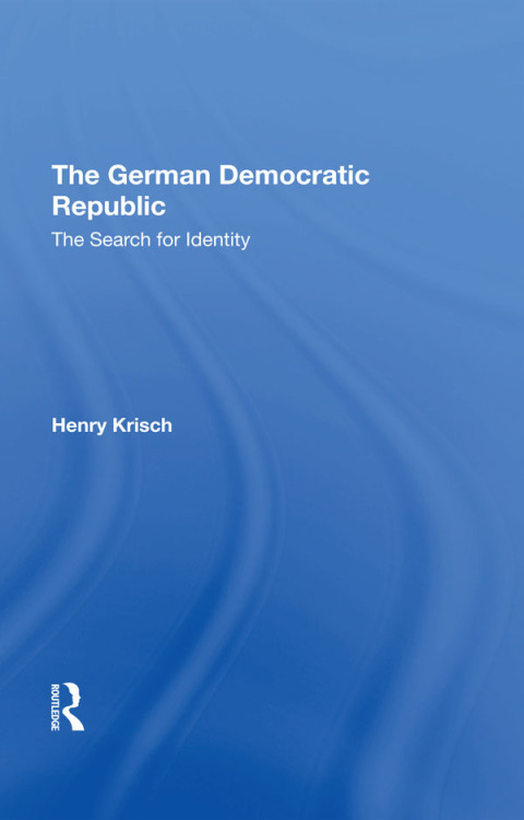 Cover image for book The German Democratic Republic