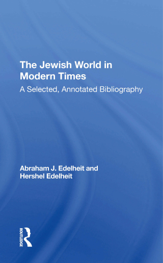 The Jewish World In Modern Times
