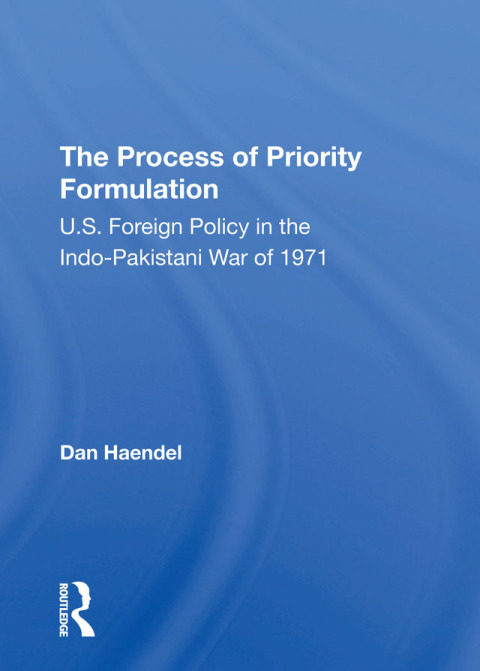 Cover image for book The Process Of Priority Formulation