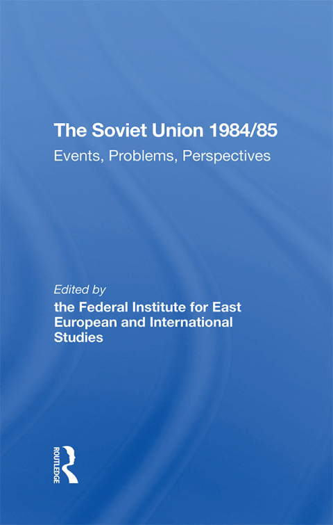 Cover image for book The Soviet Union 1984/85