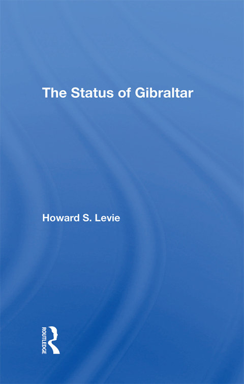 Cover image for book The Status Of Gibraltar