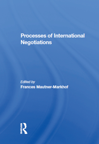 Processes of International Negotiations