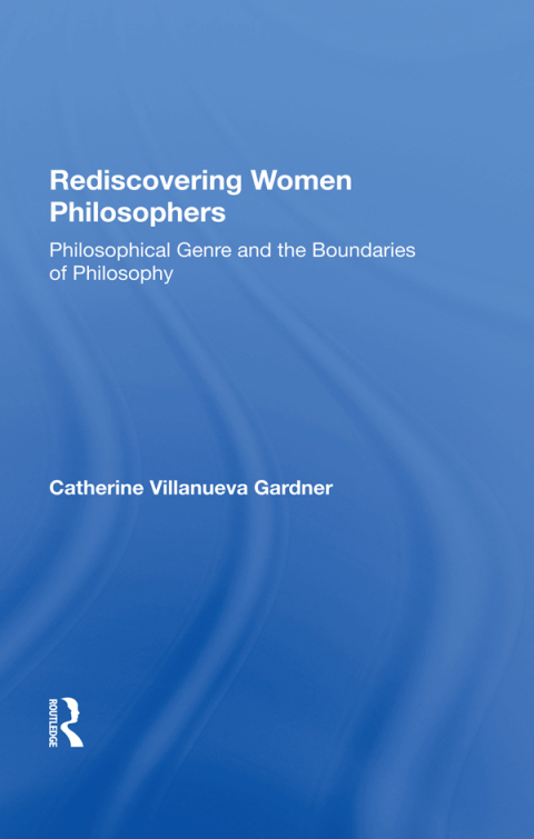 Cover image for book Rediscovering Women Philosophers