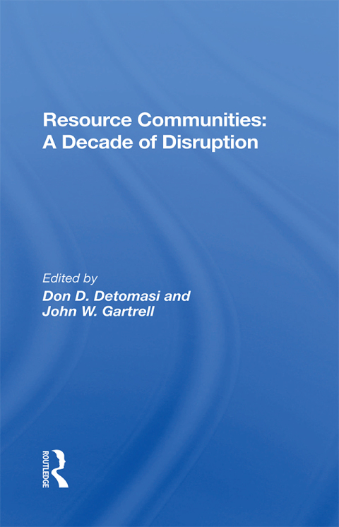 Cover image for book Resource Communities