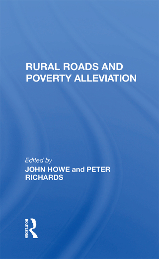Rural Roads And Poverty Alleviation
