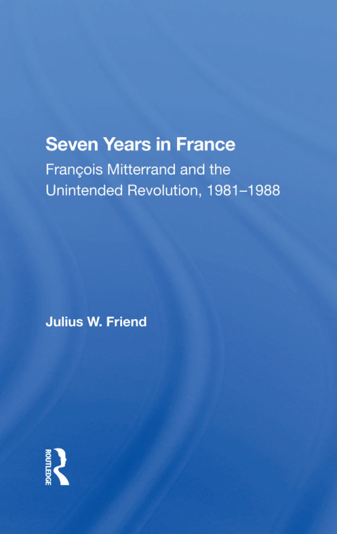 Cover image for book Seven Years In France