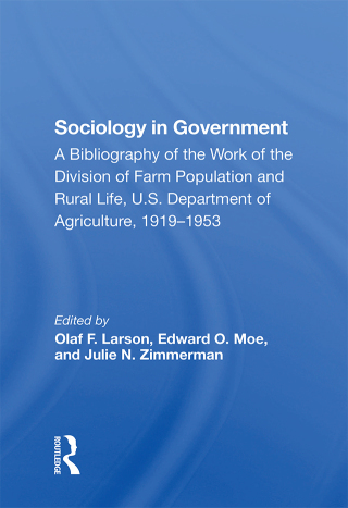 Sociology In Government