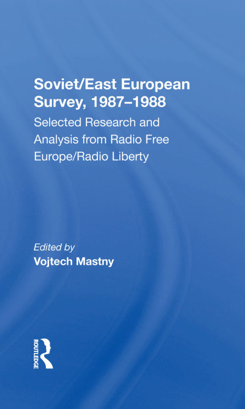 Cover image for book Soviet/East European Survey, 1987-1988