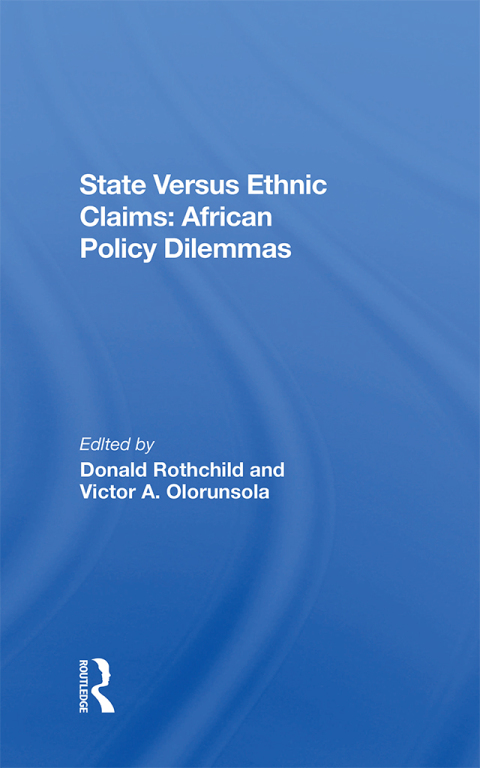 Cover image for book State Versus Ethnic Claims