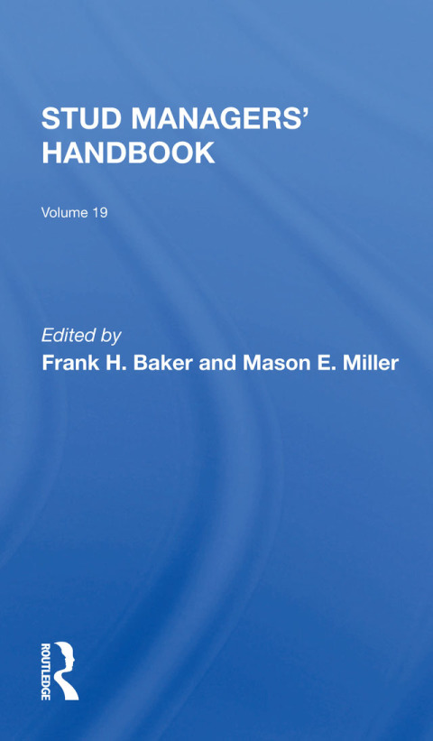 Stud Managers' Handbook, Vol. 19 