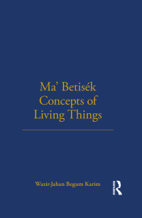 صورة الغلاف: Ma' Betisek Concepts of Living Things 1st edition 9781845200381