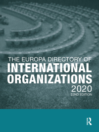 Titelbild: The Europa Directory of International Organizations 2020 22nd edition 9780367440176