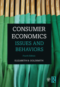 Cover image: Consumer Economics 4th edition 9780367422899