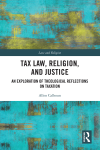 Cover image: Tax Law, Religion, and Justice 1st edition 9780367483722