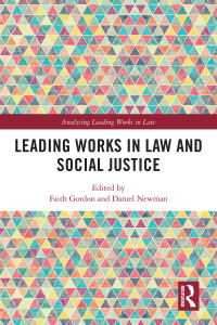 صورة الغلاف: Leading Works in Law and Social Justice 1st edition 9780367714550