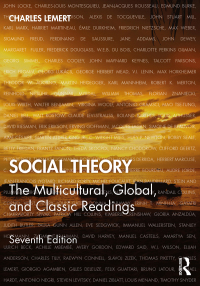 Cover image: Social Theory 7th edition 9780367272685