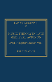 صورة الغلاف: Music Theory in Late Medieval Avignon 1st edition 9780367691288