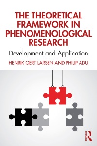Cover image: The Theoretical Framework in Phenomenological Research 1st edition 9780367540500