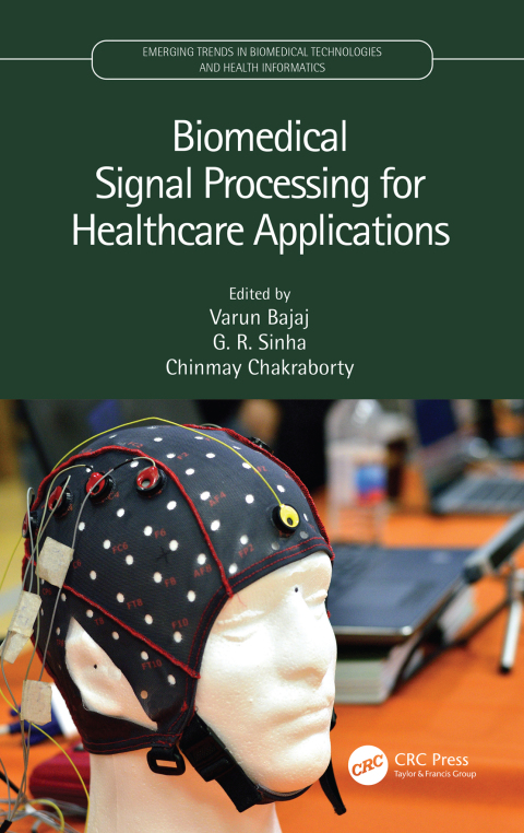 Cover image for book Biomedical Signal Processing for Healthcare Applications