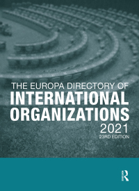 Titelbild: The Europa Directory of International Organizations 2021 23rd edition 9780367694777