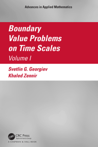 Cover image: Boundary Value Problems on Time Scales, Volume I 1st edition 9781032002934