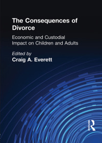 Cover image: The Consequences of Divorce 1st edition 9781560241881