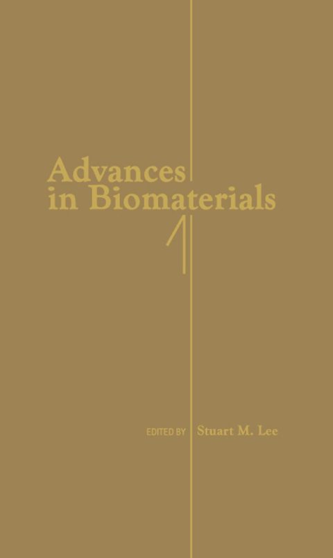 Cover image for book Advances in Biomaterials