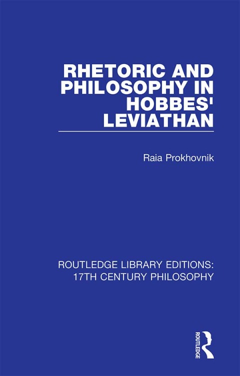 Cover image for book Rhetoric and Philosophy in Hobbes' Leviathan