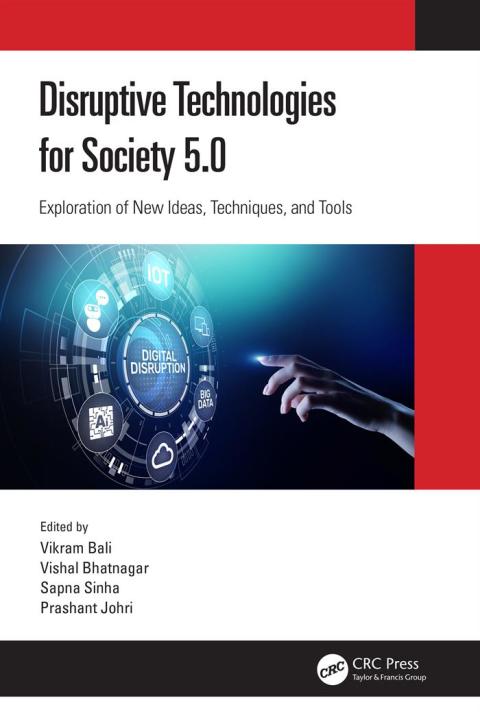 Cover image for book Disruptive Technologies for Society 5.0